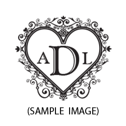 Style your initials with an engraved font in this vintage heart monogram stamp in one of 11 ink colors! Shop now and get free shipping over $45.