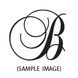 Stamp a single initial in an elegant script font with this monogram stamp and choose from 5 mount options! Shop now and get free shipping over $75!