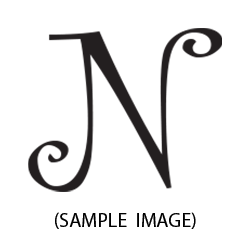 Display a single initial of your choosing in a charming inkwell font for this monogram stamp in 5 mount options! Fast and free shipping on orders $100 and over!