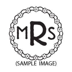 Place your wedding initials in this floral wreath monogram stamp and liven up your invitations in 5 mount options! Shop now and get free shipping over $100!