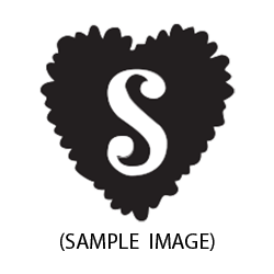 Add a single initial to this fluffy heart monogram stamp in 5 mount options and use it on your greeting cards! Fast & free shipping on orders over $100!