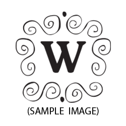 This charming curlicue monogram stamp comes in 5 mount options & can be customized with a single initial! Shop now and get free shipping over $100!