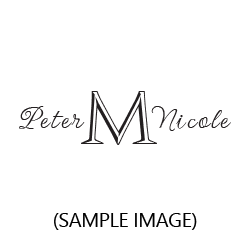 Nestle your custom initial between two names on 4 mount options. Hand stamp requires ink pad, not included. Fast and free shipping over $100!