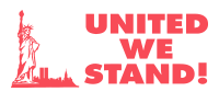 This jumbo UNITED WE STAND pre-inked Xstamper rubber stamp is available in red ink with an impression size of 7/8" x 2-3/4". Free shipping on orders over $60!