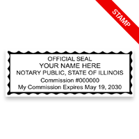 Top quality Illinois notary stamp ships in 1-2 days. Meets all state specifications and requirements & comes in 5 mount options. Free shipping on orders over $100!