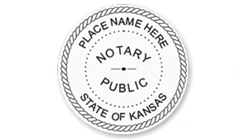 This notary public stamp for the state of Kansas adheres to state regulations and provides top quality impressions. Fast and free shipping on orders over $60!