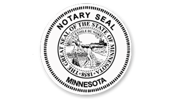 This notary public stamp for the state of Minnesota adheres to state regulations and provides top quality impressions. Orders over $45 ship free!