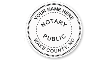 This notary public stamp for the state of North Carolina adheres to state regulations and provides top quality impressions. Orders over $60 ship free!