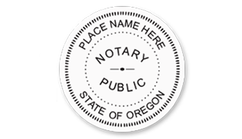 This notary public stamp for the state of Oregon adheres to state regulations and provides top quality impressions. Orders over $45 ship free!
