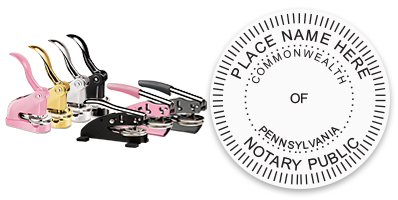 This notary public embosser for the state of Pennsylvania meets state regulations and provides top quality embossed impressions. Orders over $45 ship free!