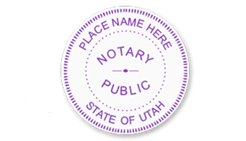 This notary public stamp for the state of Utah adheres to state regulations and provides top quality impressions. Orders over $45 ship free!