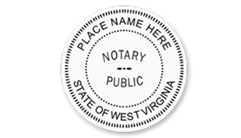 This notary public stamp for the state of West Virginia adheres to state regulations and provides top quality impressions. Orders over $45 ship free!