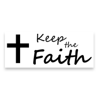 This self-inking patriot stamp reads Keep the Faith with a Cross design and is about 7/8" x 2-3/8". Available in 11 ink colors. Orders over $75 ship free!