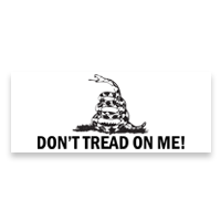 Show your patriotism with this DON'T TREAD ON ME self-inking stock stamp. Impression size of 7/8" x 2-3/8" in 11 ink colors. Orders over $75 ship free!