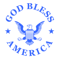 Show your patriotism with this GOD BLESS AMERICA self-inking round stamp. Available at 7/8" x 2-3/8" and in 11 ink colors. Orders over $45 ship free!