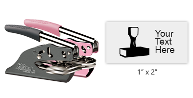 This Shiny Pocket Seal has an impression size of 1" x 2" and features 5 lines of customizable text. Orders over $60 ship free!