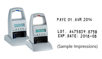 The jetStamp 790/792 stamp prints up to 2 lines, 20 characters per line on porous and non-porous surfaces. Replaceable cartridges. Orders over $45 ship free!