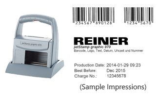 This jetStamp 970 is the solution when you need to print text, numbers, graphics, barcodes, dates and times & still remain mobile! Orders over $60 ship free!