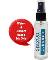 Convenient StazOn stamp spray is used for effective cleaning both water-based & solvent-based inks. Light lemon scent & no harsh odor! Free shipping over $45!