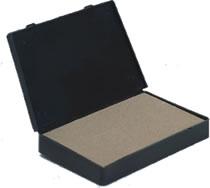 This 2-1/2" x 4" stone pad is the only stamp pad that can be used with solvent/acid based industrial marking inks without destroying the pad.
