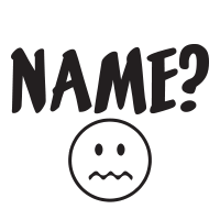 Name with squiggly face self-inking rubber stamp available in a choice of 4 sizes and 11 different ink colors. Re-ink w/ Ideal ink. Orders over $75 ship free.