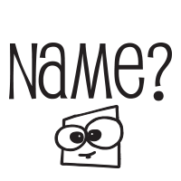 Name with silly face self-inking rubber stamp available in 4 sizes and 11 different ink colors. Refillable with Ideal ink. Free shipping on orders over $75!