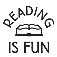 Reading is fun round self-inking rubber stamp available in your choice of 4 sizes & 11 ink colors. Refillable w/ Ideal ink. Free shipping on orders over $100!