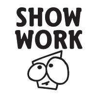 Show work silly face round self-inking rubber stamp available in 4 sizes and 11 different ink colors. Re-ink with Ideal ink. Free shipping on orders over $100!