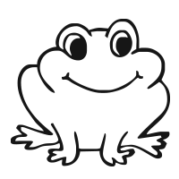 Frog self-inking rubber stamp available in your choice of 4 different sizes and 11 ink colors. Refillable with Ideal ink. Online orders over $100 ship free.