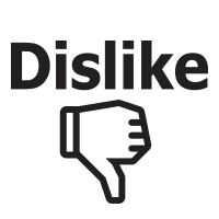 Dislike self-inking rubber stamp is great for teachers and is available in 4 different sizes and 11 ink color options. Refillable. Orders over $100 ship free.