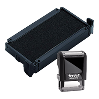This Trodat 6/4910 replacement pad comes in your choice of 11 ink colors! Fits Trodat model 4910 self-inking stamp. Orders over $45 ship free!