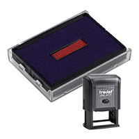 The Trodat 6/4929 2-color replacement pad comes in your choice of 11 ink colors! Fits Trodat models 4929 & 4729 self-inking stamps. Orders over $45 ship free!
