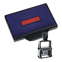 This Trodat 6/56 2 color replacement pad comes in one of 11 ink colors! Fits Trodat models 5460 and 5558/PL self-inking stamps. Orders over $100 ship free!
