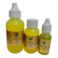 UV Ink Refills are great for stamping skin at events, amusements parks, casinos & more! Available in 3 bottle sizes & 3 ink colors. Orders over $60 ship free!