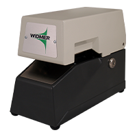 Widmer T-3 Electronic Time & Date Stamp is compact & offers a variety of features. Refillable w/ ribbon. Custom text die plates sold separately.