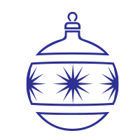 Personalize holiday cards and crafts with our round self-inking Ornament holiday rubber stamp. 11 ink colors and 4 sizes. Free shipping over $100!