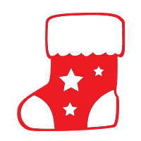 Create lovely holiday cards & crafts with our awesome round self-inking Stocking w/ Stars holiday rubber stamp. 11 ink colors & 4 sizes. Free shipping over $100!