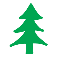 Create fun unique holiday cards and crafts with our round self-inking 3-layer Christmas tree holiday rubber stamp. Choose from 11 ink colors and 4 sizes!