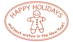 Produce great holiday greeting cards and crafts with this lovely Holidays & Gingerbread Man holiday stamp. 11 ink color options. Orders over $45 ship free!