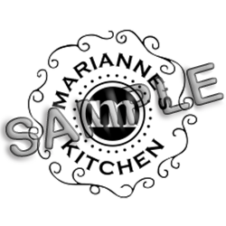 This Kitchen stamp can be customized to fit your needs, with your name or company info in your choice of 5 mounts! Free shipping on orders over $60!