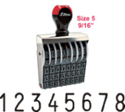 Large Custom Number Band Stamps Can Easily Be Designed And Ordered  Online At RubberStampChamp.com