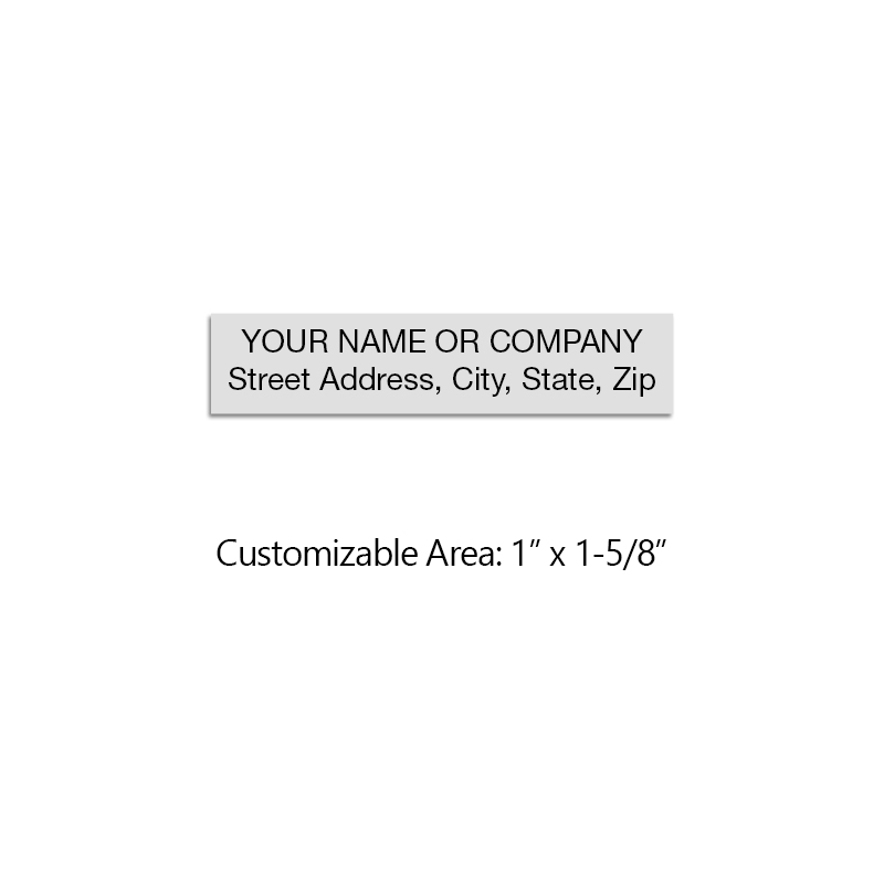 Address your envelope with a quick and easy address Heavy Duty Trodat stamp. Customize up to 2 lines of text. Free shipping on orders over $100!