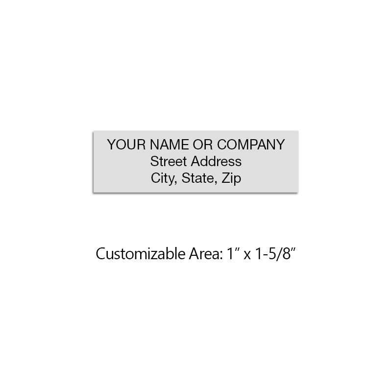 Address your envelope with a quick and easy address Heavy Duty Trodat stamp. Customize up to 3 lines of text. Free shipping on orders over $100!