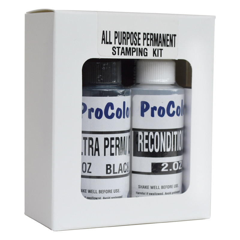 Permanent, acid free, water/fade resistant and fast drying on almost any surface. This kit is used w/ traditional rubber stamps. Orders ship free over $100!