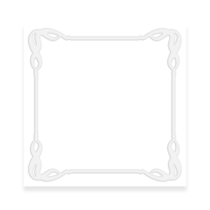 This 1-5/8" x 1-5/8" solid line & ribboned corners border embosser features 6 lines of customizable text w/ 3 mount options. Orders over $100 ship free!