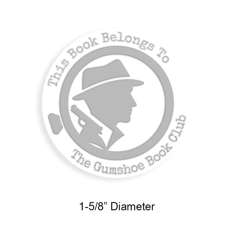 The investigator design in a 1-5/8" round book embosser. Customize with your text. Choose from 3 different mount options: desk, gift & pocket. Ships fast.