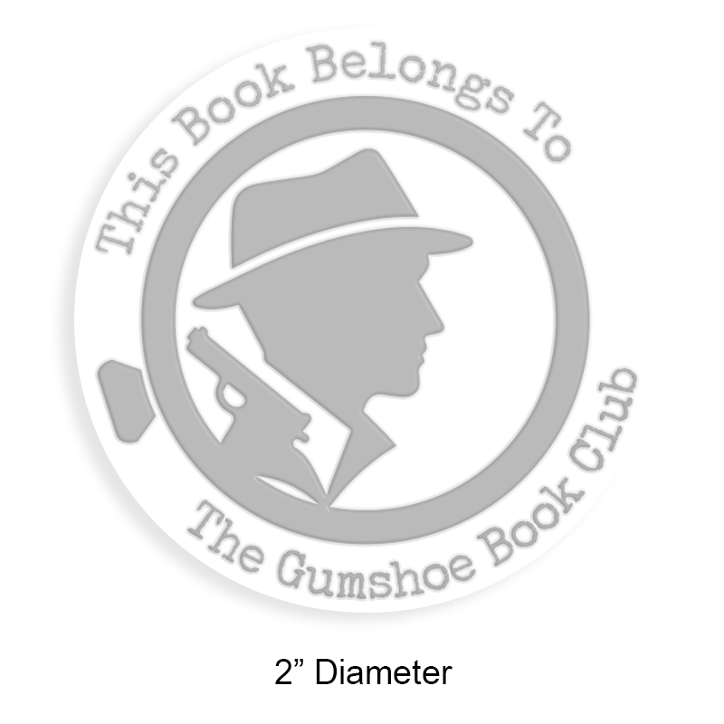 Customizable 2" round book embosser. The investigator design. Choose from four available mounts: desk, gift, pocket and extra long reach. Fast shipping.