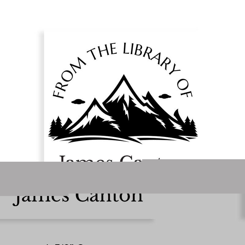 Personalize this 1-5/8" square book stamp. Mountain range design. 7 mount options available. Wood, self-inking and pre-inking. Fast shipping.