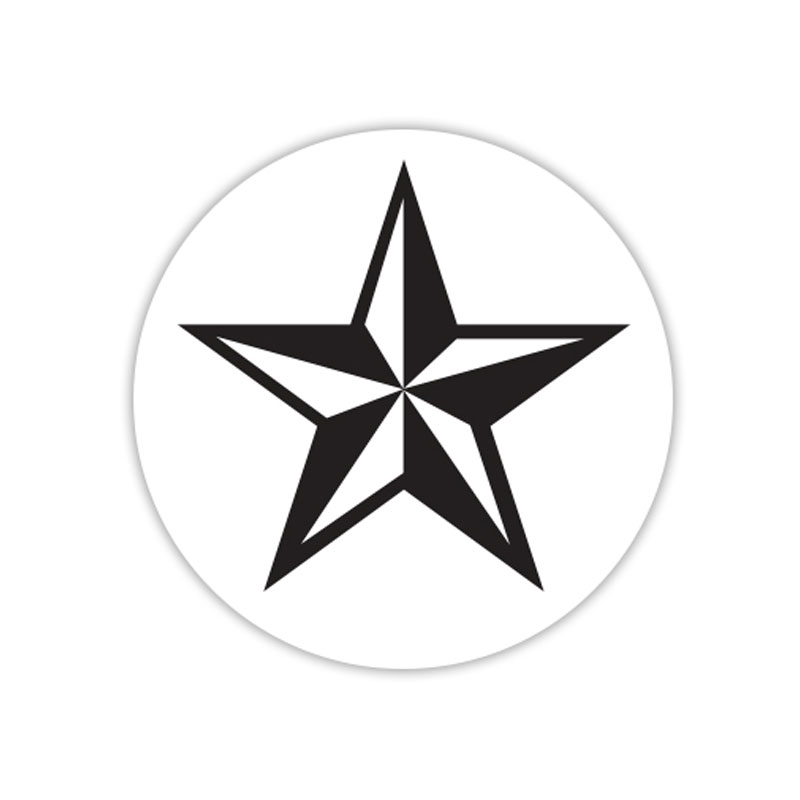 Pinnacle star self-inking rubber stamp available in your choice of 4 sizes and 11 ink colors. Refillable cartridge with Ideal ink. Orders over $100 ship free.