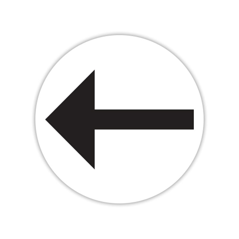 Medium sized arrow icon self-inking rubber stamp available in your choice of 4 sizes and 11 ink colors. Refillable with Ideal ink. Orders over $100 ship free.